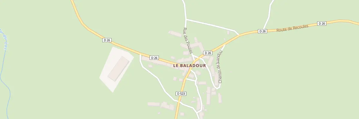 Plan du 5106 Le Baladour à Sainte-Anastasie