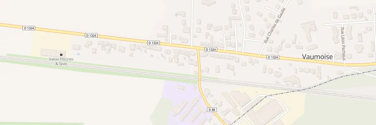 Plan du 65 Rte de Chantilly à Vaumoise