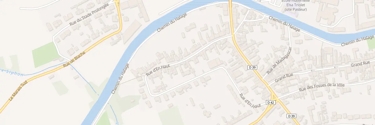 Plan du 17 Rue d’En-haut à Vitry-en-Artois