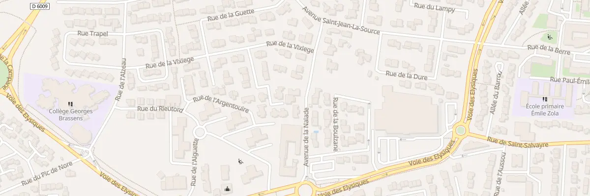 Plan du 19 Av de la Naïade à Narbonne