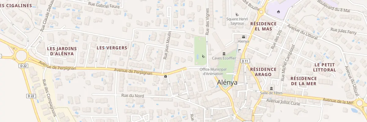 Plan du 4 Rue des Chênes à Alénya