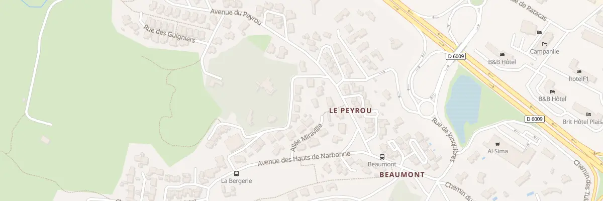Plan du 18 Che de la Bergerie à Narbonne