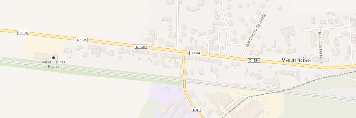 Plan du 63 Rte de Chantilly à Vaumoise