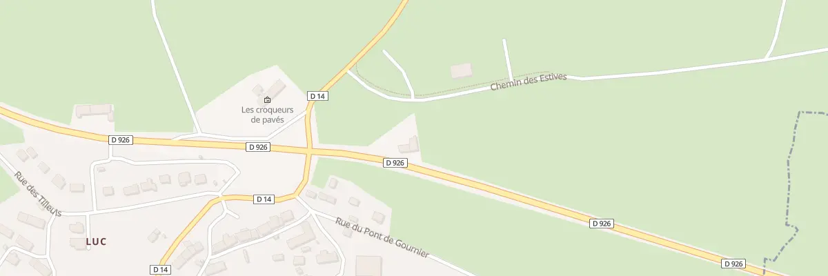 Plan du 5 Rte de la Margeride à Ussel