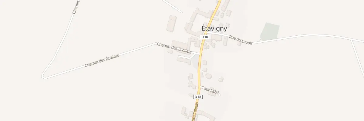 Plan du 3 Imp du Four à Étavigny