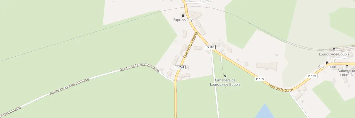 Plan du 4 Rue de la Liberté à Louroux-de-Bouble