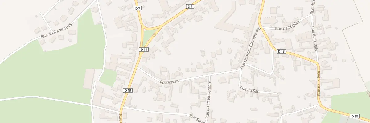 Plan du 9B Rue Savary à Bertincourt