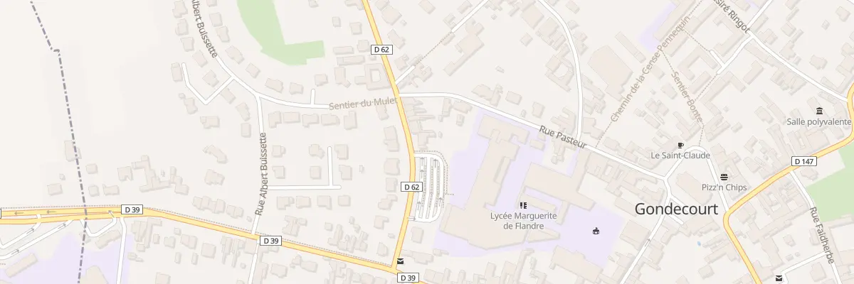 Plan du 6 Rue du Maréchal Leclerc à Gondecourt