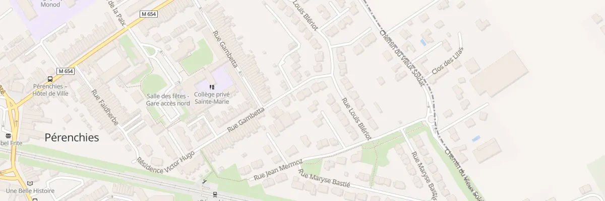 Plan du 7 Rue Antoine De Saint-Exupéry à Pérenchies