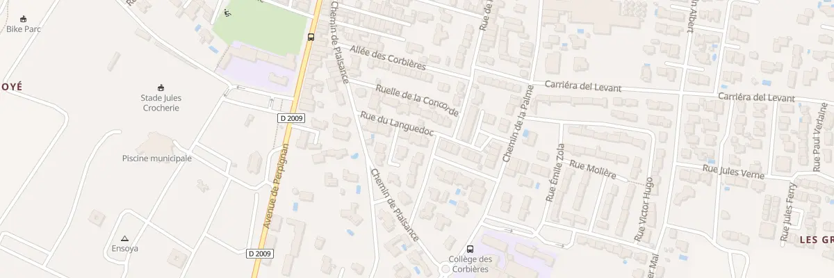Plan du 8 Rue du Languedoc à Sigean