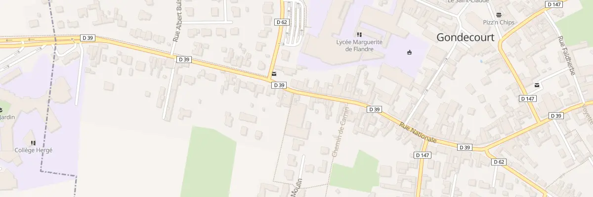 Plan du 137 Rue Nationale à Gondecourt