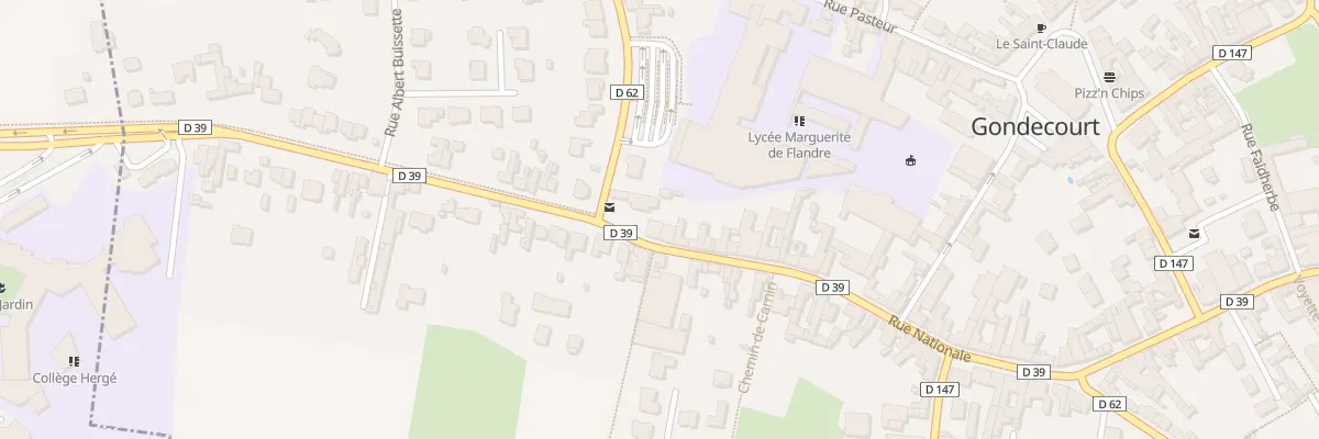 Plan du 126 Rue Nationale à Gondecourt