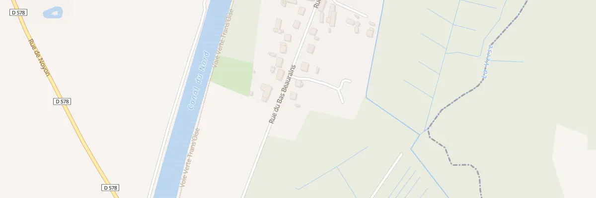Plan du 537 Rue du Bas Beaurains à Beaurains-lès-Noyon