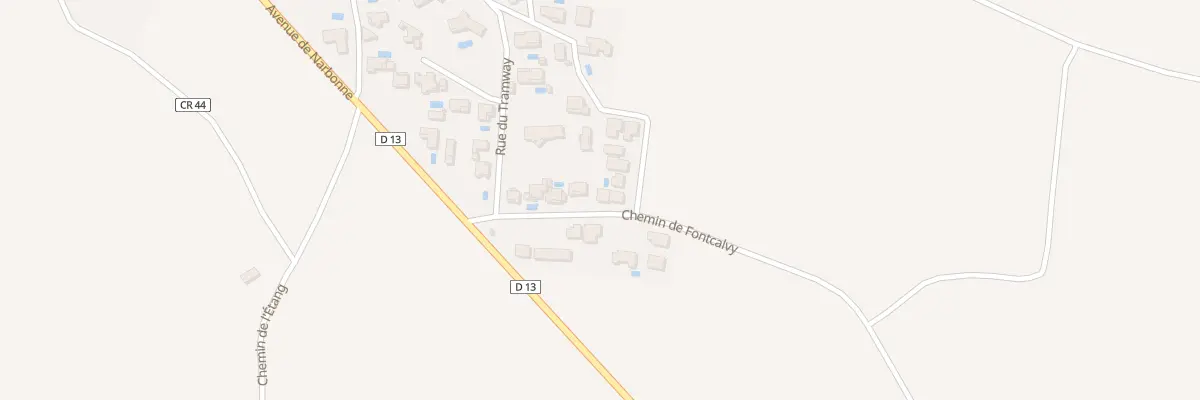 Plan du 9 Chemin de Fontcalvy à Ouveillan