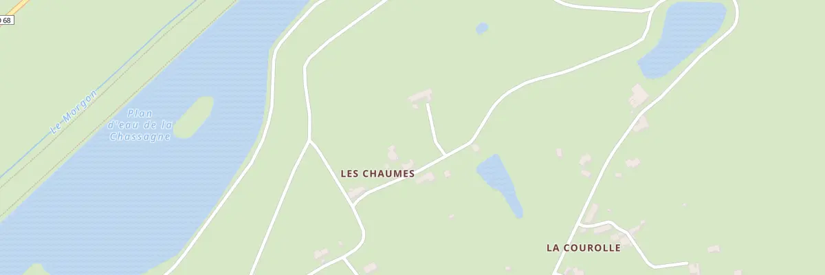 Plan du 5645A Les Chaumes à Buxières-les-Mines