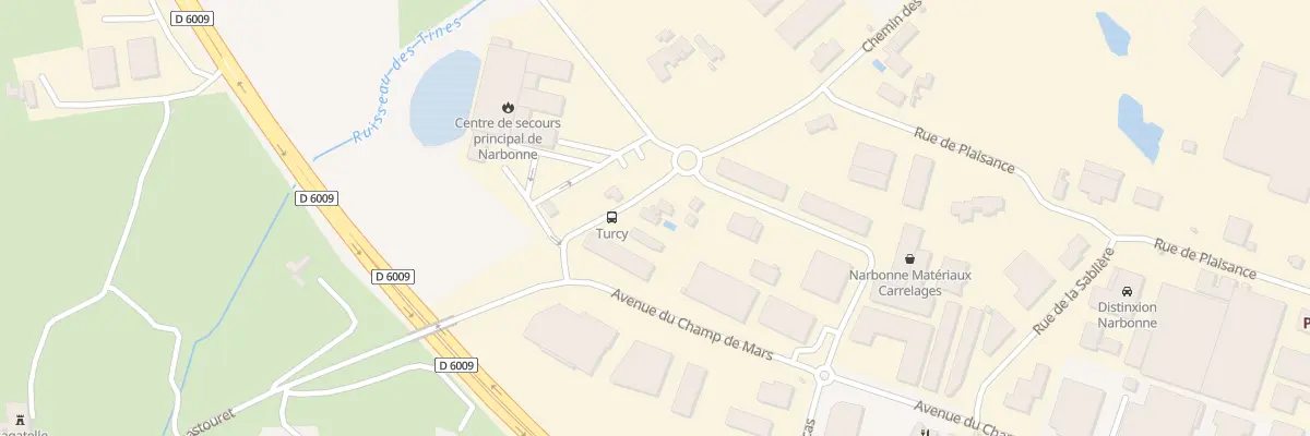 Plan du 103 Che des Fours à Chaux à Narbonne