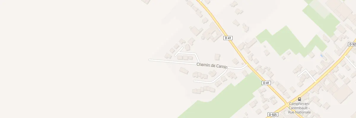 Plan du 6 Che d’Allennes à Camphin-en-Carembault