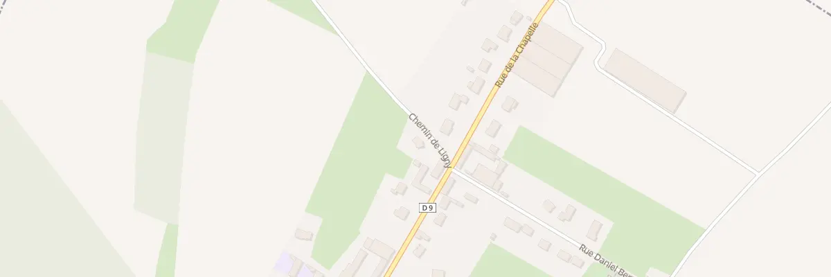 Plan du 1 Che Ligny à Éterpigny