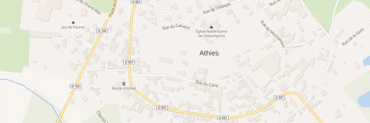 Plan du 11 Rue du Caire à Athies