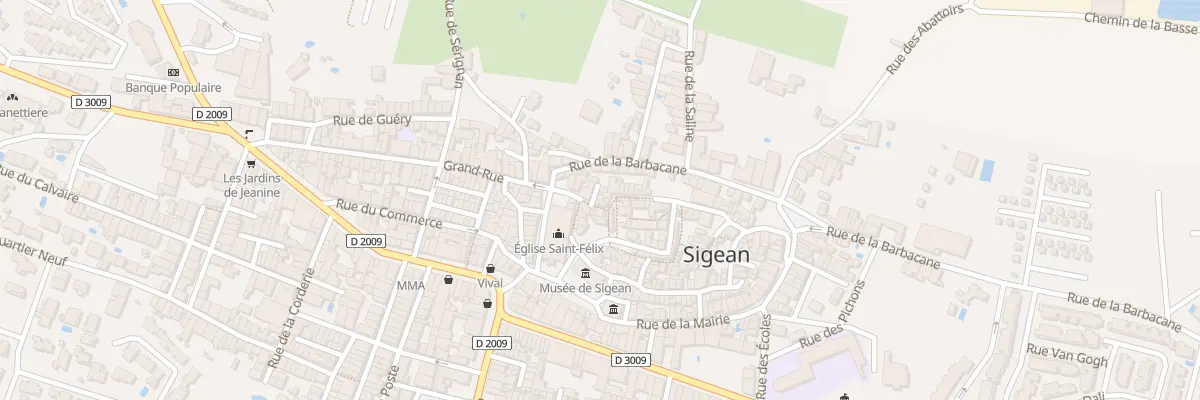Plan du 2 Imp du Chateau à Sigean