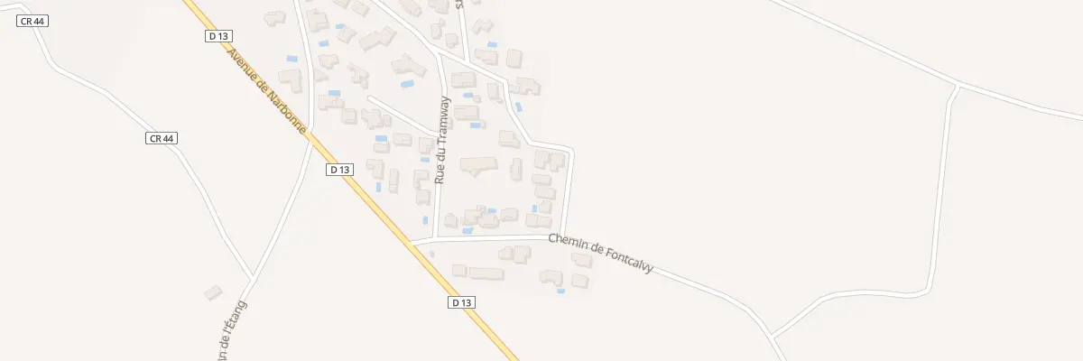 Plan du 14 Rue du Clauset à Ouveillan