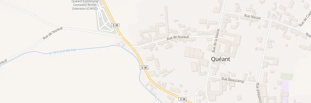 Plan du 15 Rue de Noreuil à Quéant