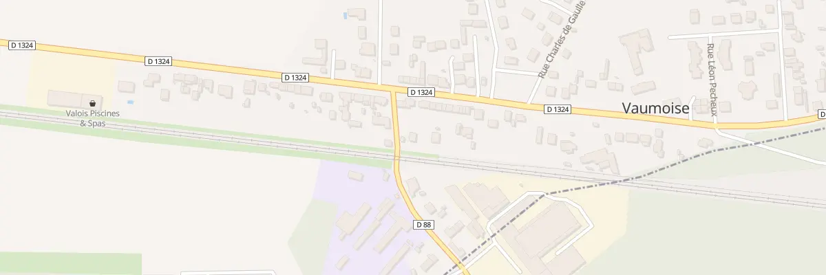 Plan du 1 Rue de la Croix Blanche à Vaumoise