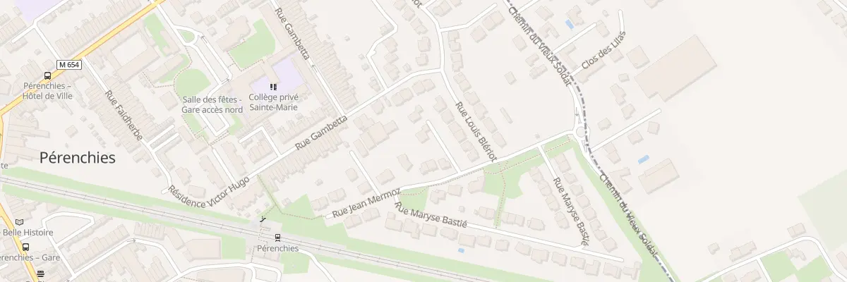 Plan du 1 Rue Clément Ader à Pérenchies