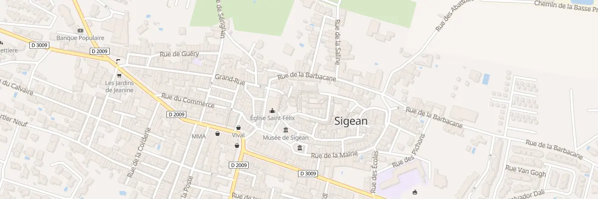 Plan du 35 Rue du Chateau à Sigean