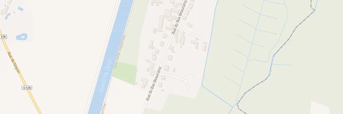 Plan du 451 Rue du Bas Beaurains à Beaurains-lès-Noyon