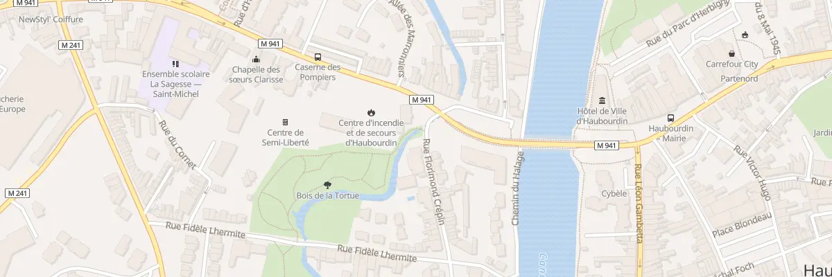 Plan du 2B Rue Florimond Crépin à Haubourdin