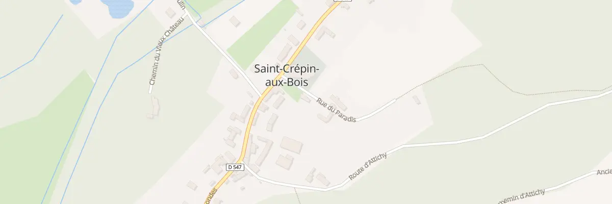 Plan du 2 Rue du Paradis à Saint-Crépin-aux-Bois
