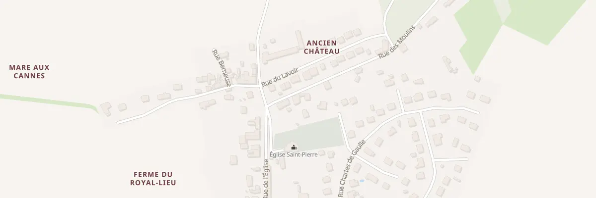 Plan du 2A Rue des Moulins à Vaumoise