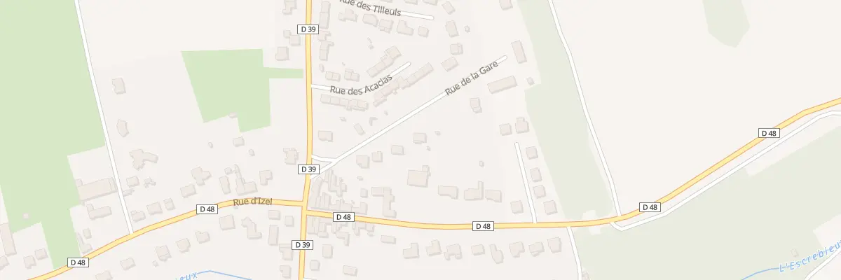 Plan du 10 Rue de la Gare à Quiéry-la-Motte