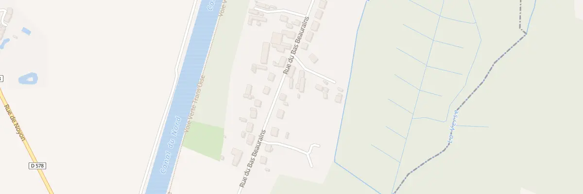Plan du 381 Rue du Bas Beaurains à Beaurains-lès-Noyon