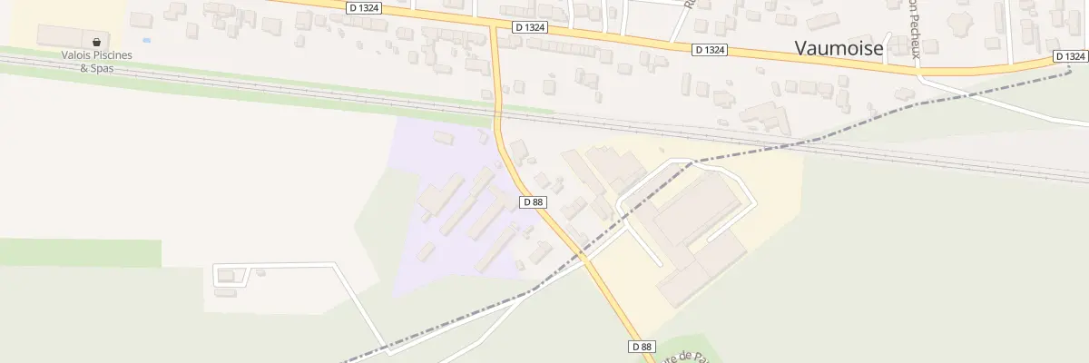 Plan du 5 Rue de la Croix Blanche à Vaumoise