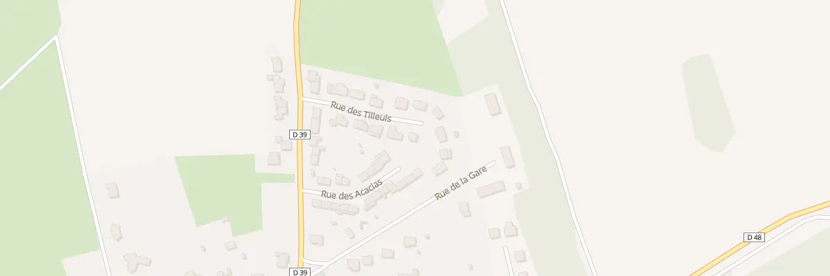 Plan du 10 Rue des Tilleuls à Quiéry-la-Motte