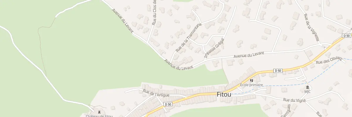 Plan du 1 Rue de la Tramontane à Fitou