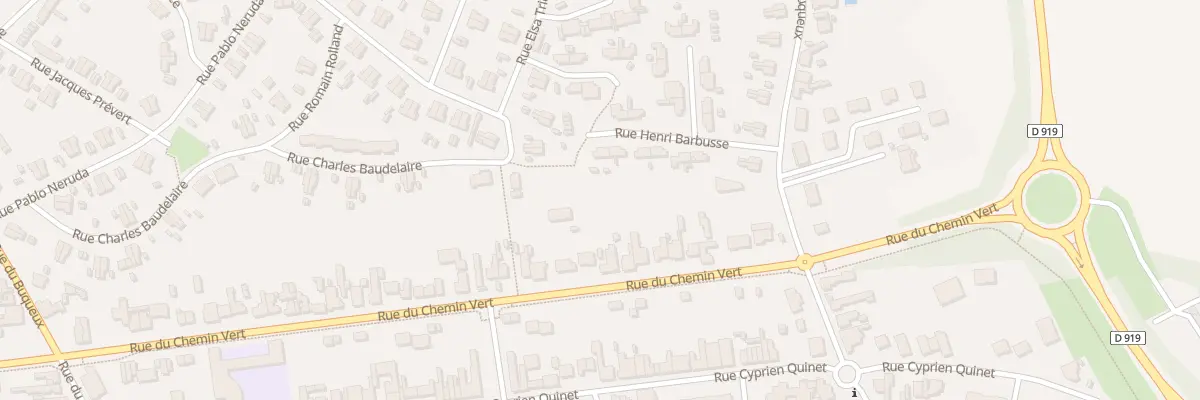 Plan du 123 Rue du Chemin Vert à Carvin