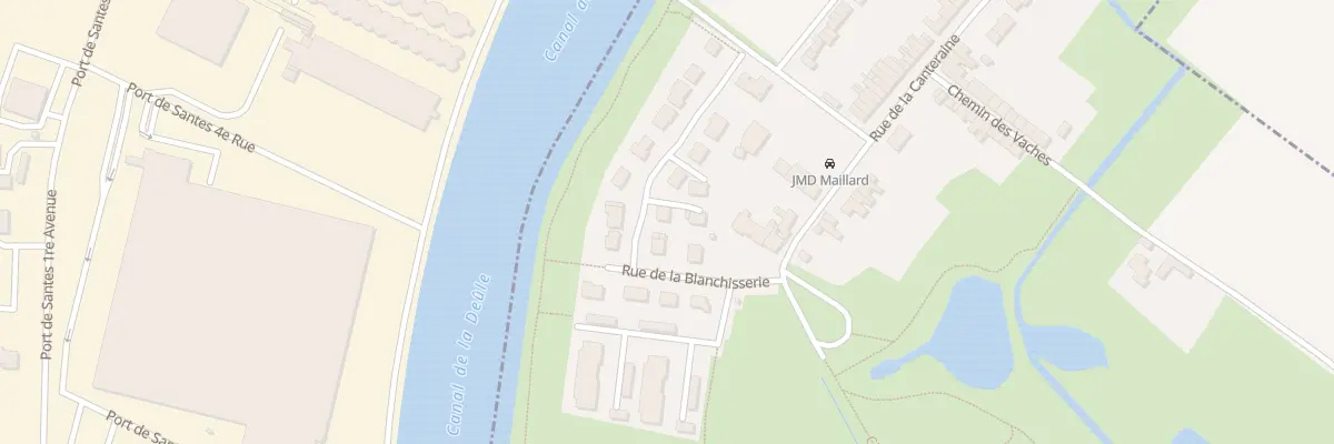 Plan du 6 Rue de la Blanchisserie à Haubourdin