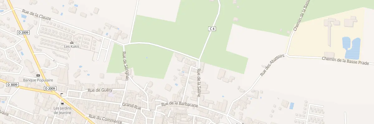 Plan du 23 Rue de la Fontaine Neuve à Sigean