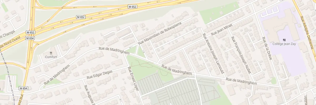 Plan du 72 Rue Jean Minet à Lille