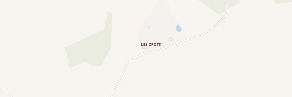 Plan du 1 Les Crots à Champcevrais