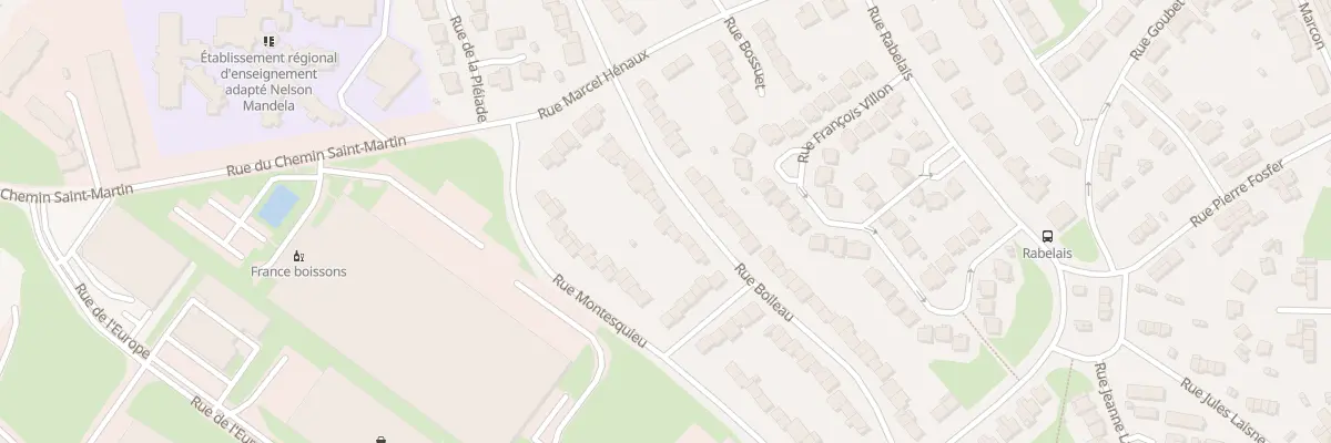 Plan du 16 Rue Boileau à Lille