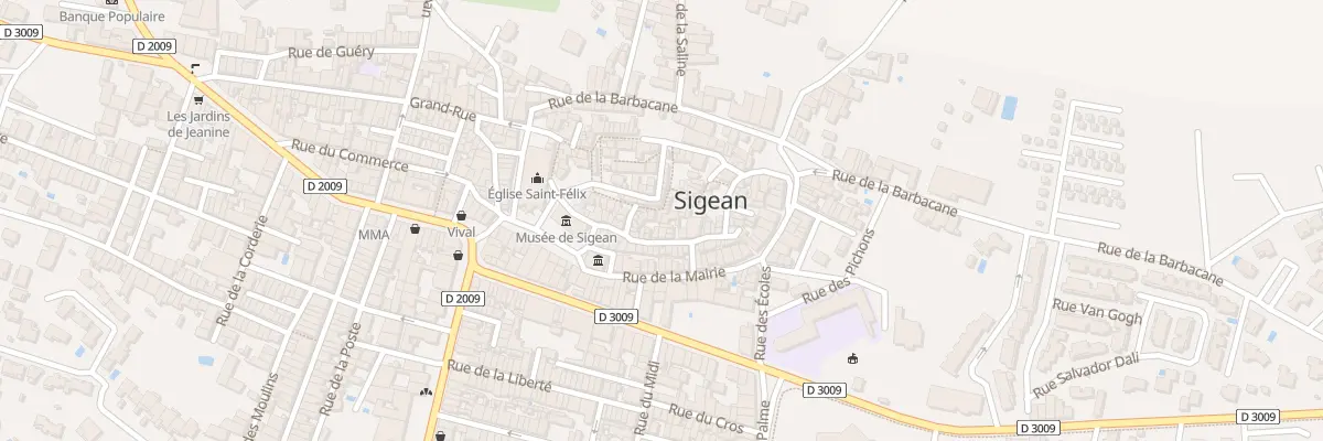 Plan du 10 Rue du Vieux Sigean à Sigean
