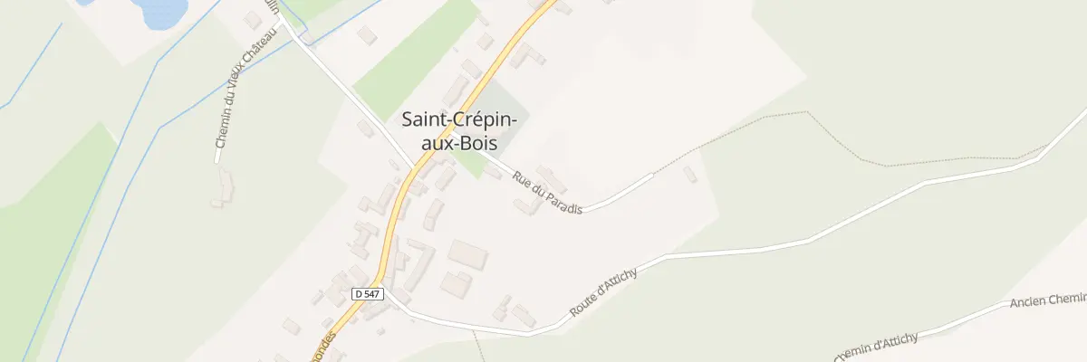 Plan du 1 Rue du Paradis à Saint-Crépin-aux-Bois