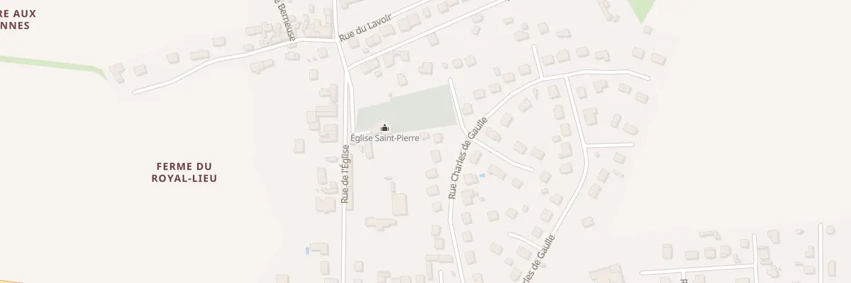 Plan du 40 Rue Charles de Gaulle à Vaumoise