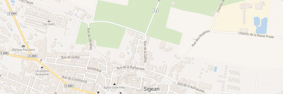 Plan du 15 Rue de la Saline à Sigean