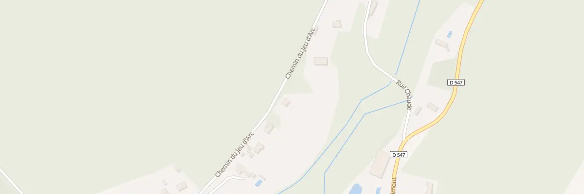 Plan du 8 Che du Jeu d’Arc à Saint-Crépin-aux-Bois