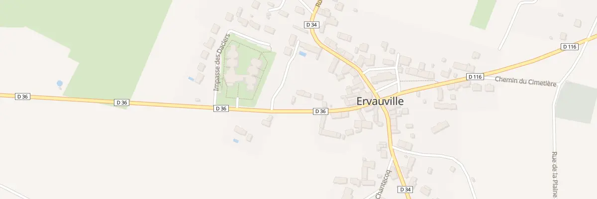 Plan du 12 Rte de Mérinville à Ervauville